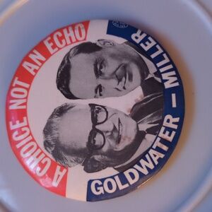 Gold water Goldwater and Miller vintage political pen